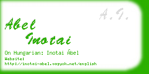 abel inotai business card