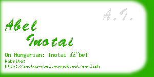 abel inotai business card